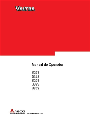 Manual do Operador dos tratores modelos S233-S263-