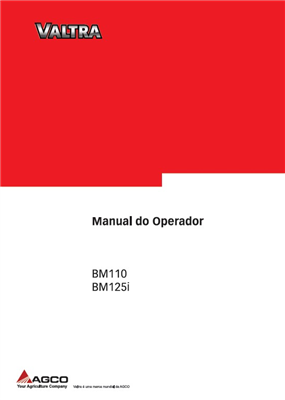 Manual do Operador Trator BM1100 / BM125i