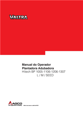Manual do Operador Plantadora Adubadora Hitech BP 1005-1106-1206-1307 L / M