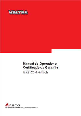 Manual do Operador e Certificado de Garantia BS3120H HiTech 