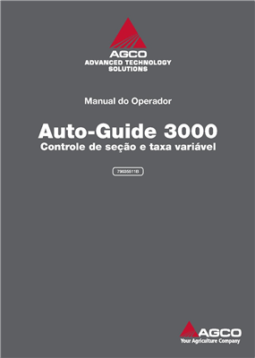 Manual do Operador Auto-Guide 3000