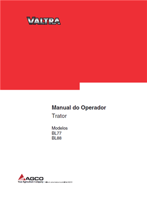 Manual do Operador Trator BL77 e BL88