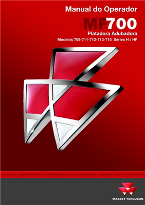 Manual do Operador Plantadora Adubadora MF 700 Pneumática
