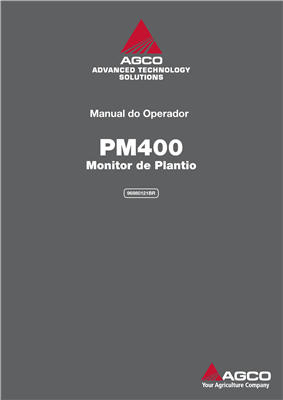 Manual do Operador Monitor de Plantio