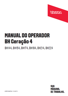 Manual do Operador BH Geração 4