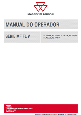 SÉRIE MF FL V FL.3516V, FL.3520V, FL.3821V, FL.3825V, FL.4022V, FL.4026V