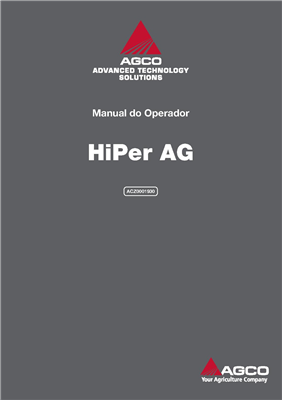 Manual do Operador HiPer AG