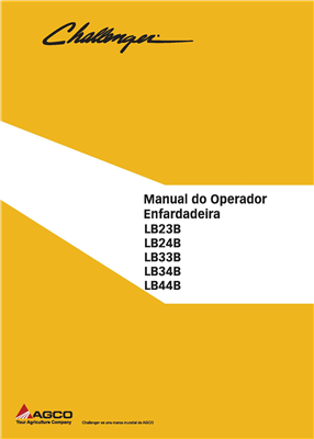 Manual do Operador Enfardadeira LB23B-LB24-B-LB33B-LB34B-LB44B-Challenger